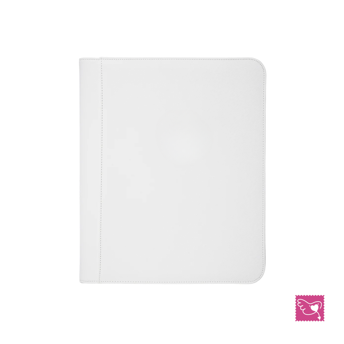 Daemon Collectibles: Angel White 4-Pocket Zip Binder