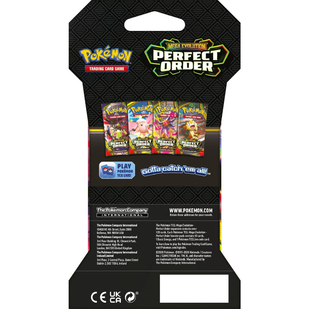 Pokémon - Trading Card Game: Mega Evolution - Perfect Order Sleeved Booster