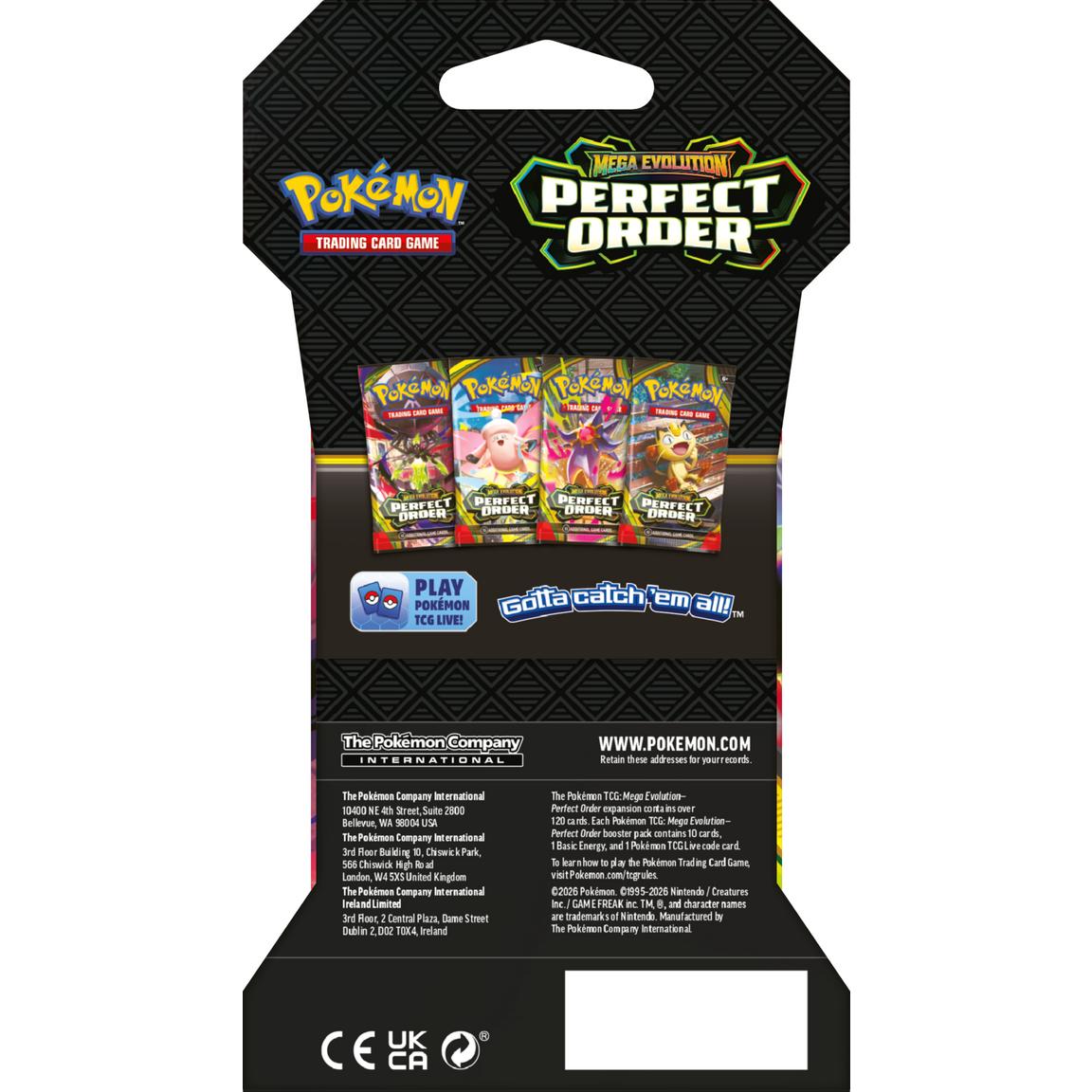 Pokémon - Trading Card Game: Mega Evolution - Perfect Order Sleeved Booster