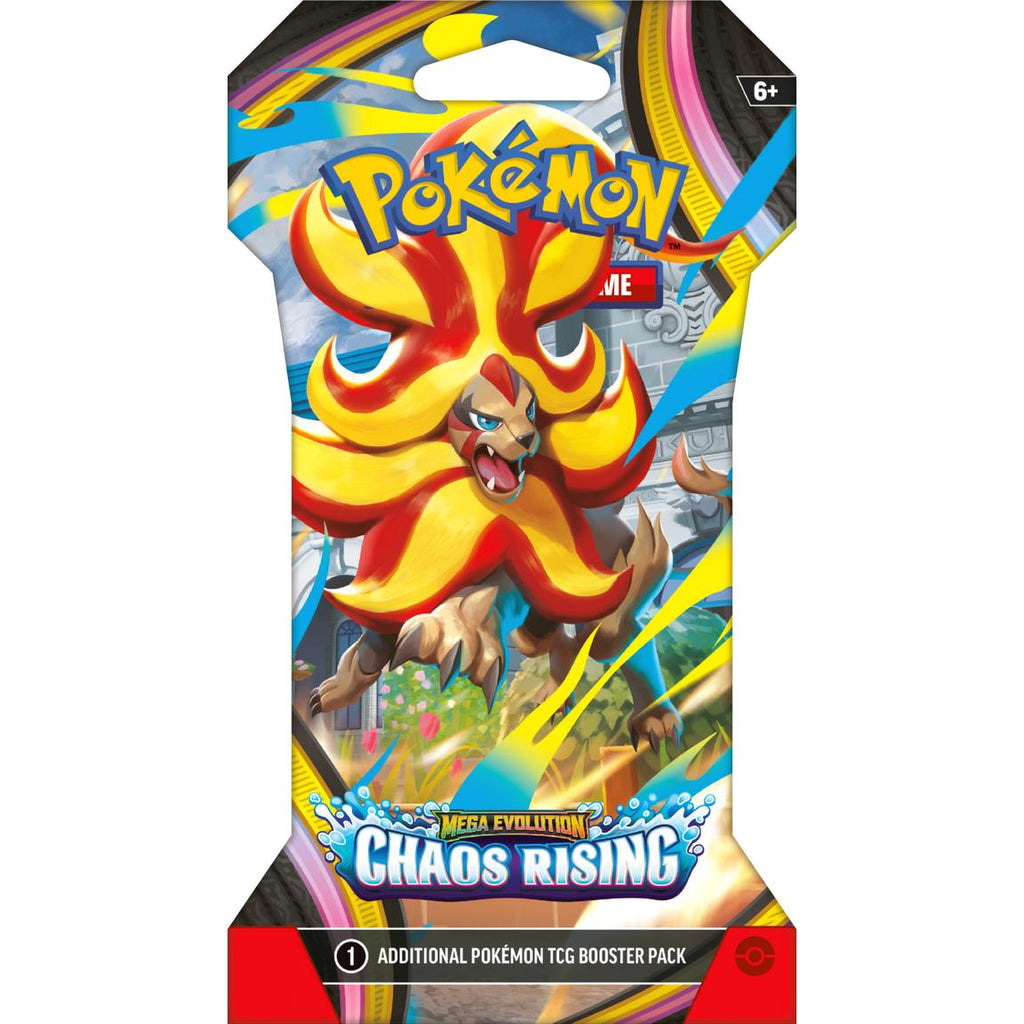 Pokemon ME4 Mega Evolution Chaos Rising Sleeved Booster Pack