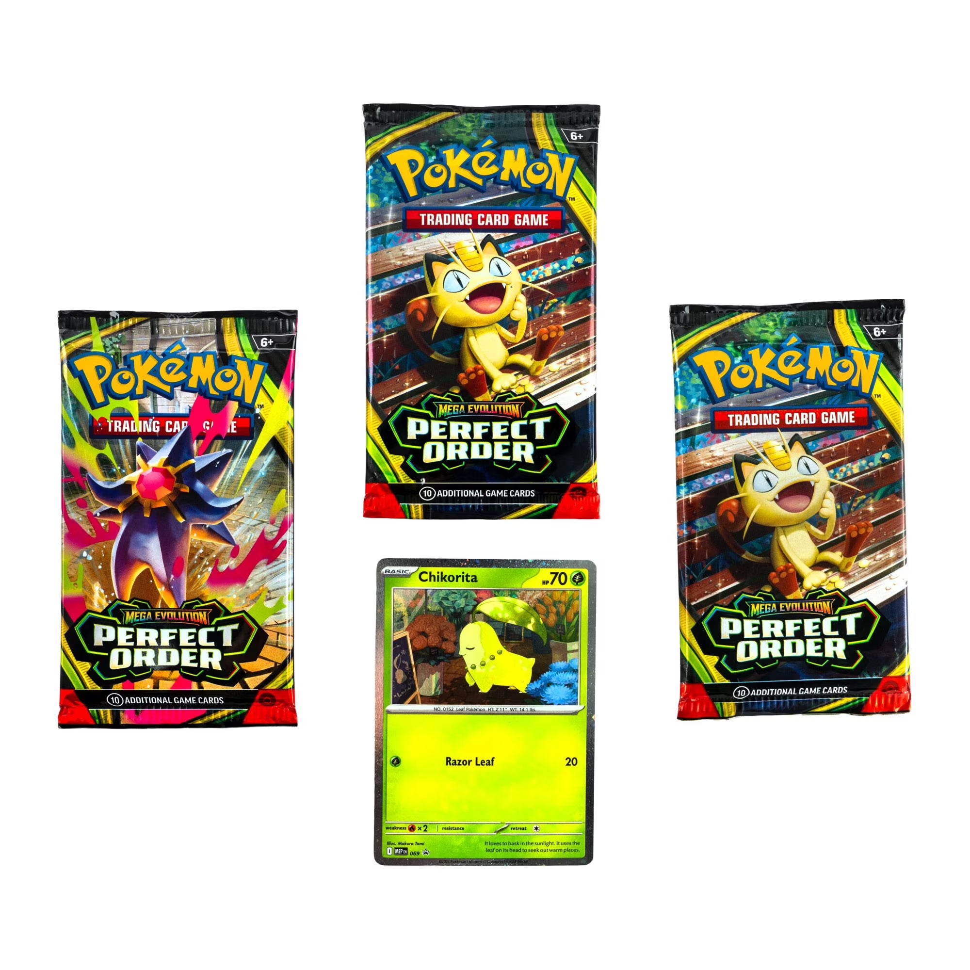 Pokémon TCG: Mega Evolutions 3 Perfect Order 3Pk Blister