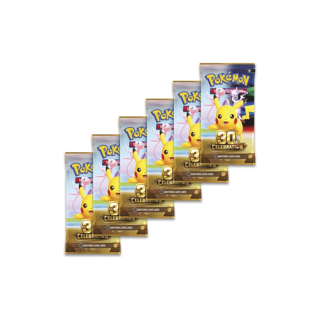 Pokémon TCG: 30th Celebration Booster Bundle (6 Packs)