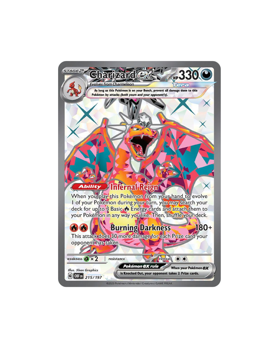 Charizard ex - 215/197 - SV03: Obsidian Flames (OBF)