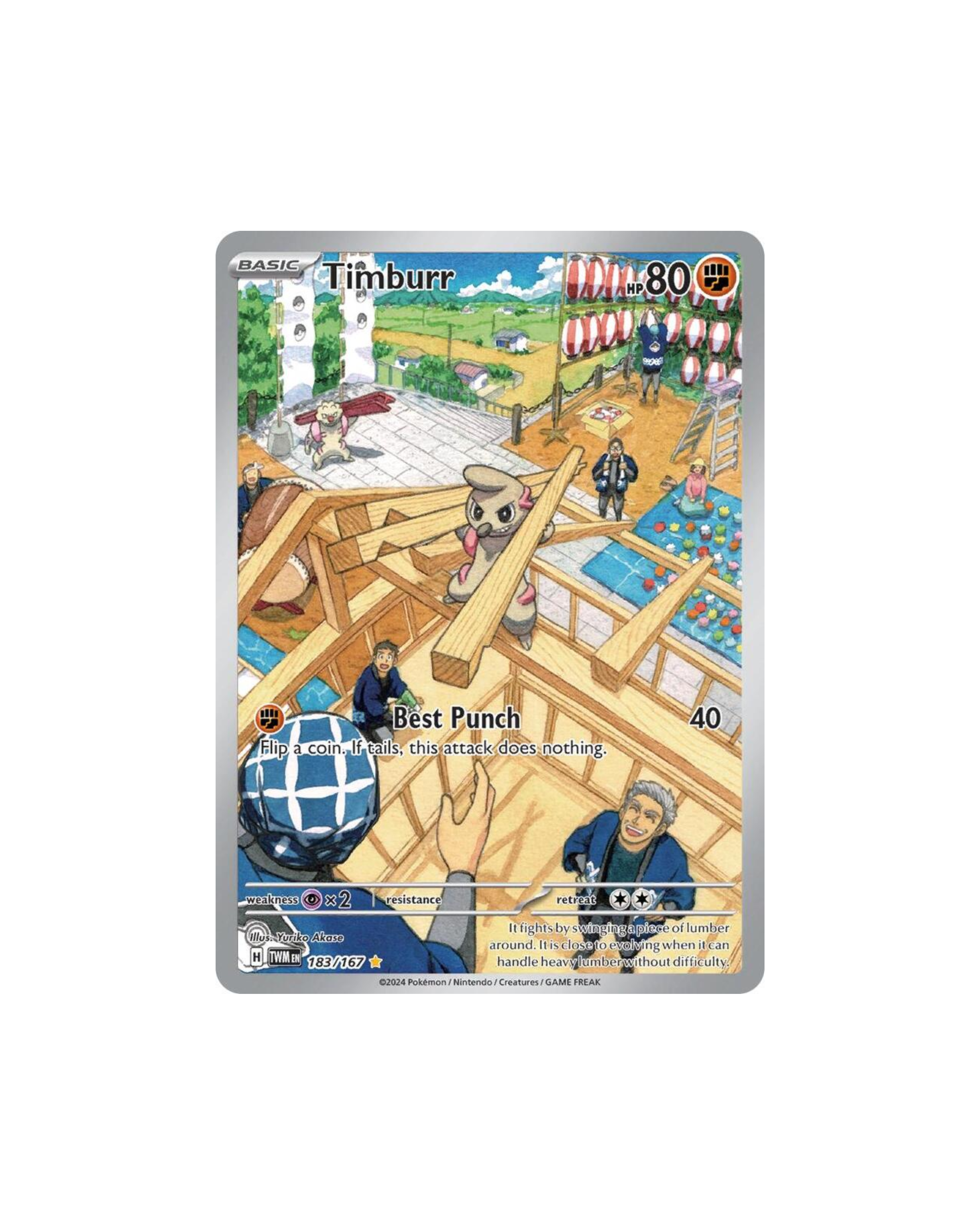 Timburr - 183/167 - SV06: Twilight Masquerade (TWM)
