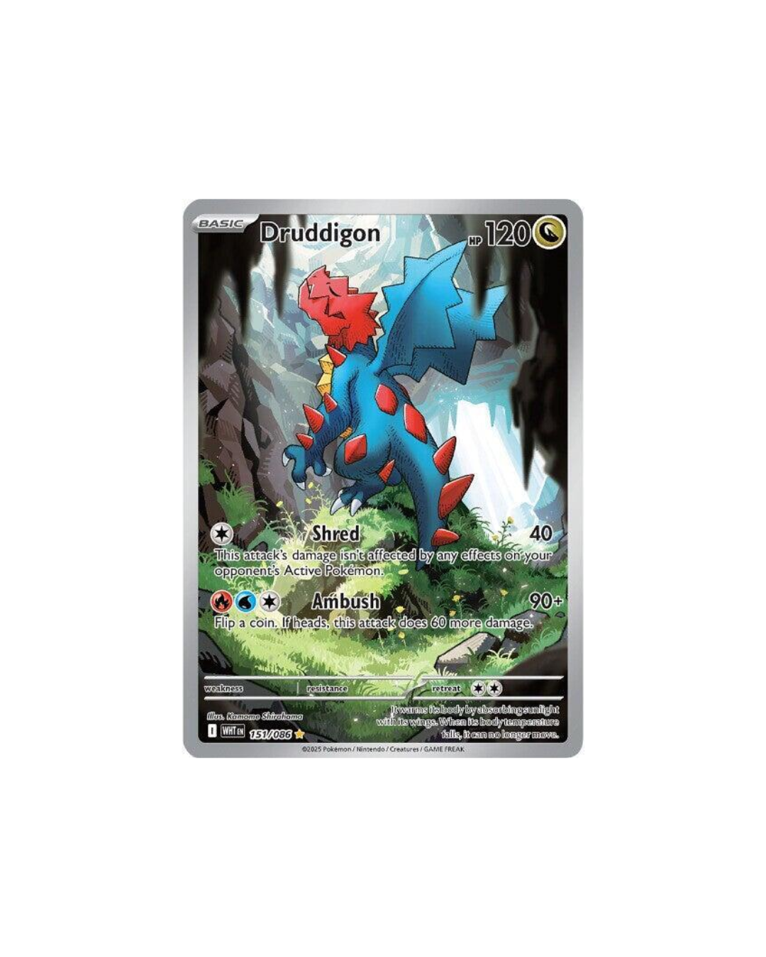 Druddigon - 151/086 - SV: White Flare (WHT) SV: White Flare