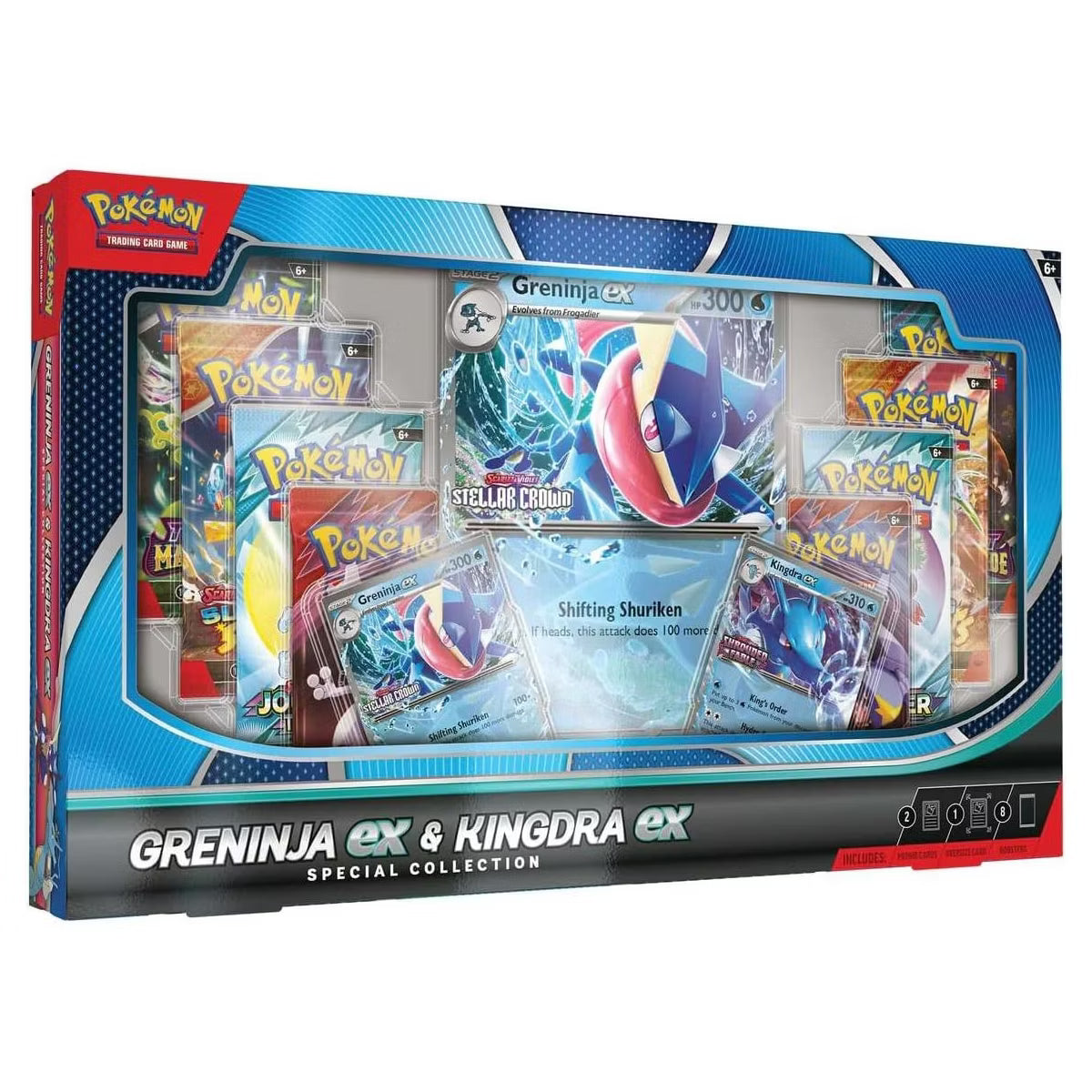 Pokemon TCG Greninja EX & Kingdra EX Special Collection Box