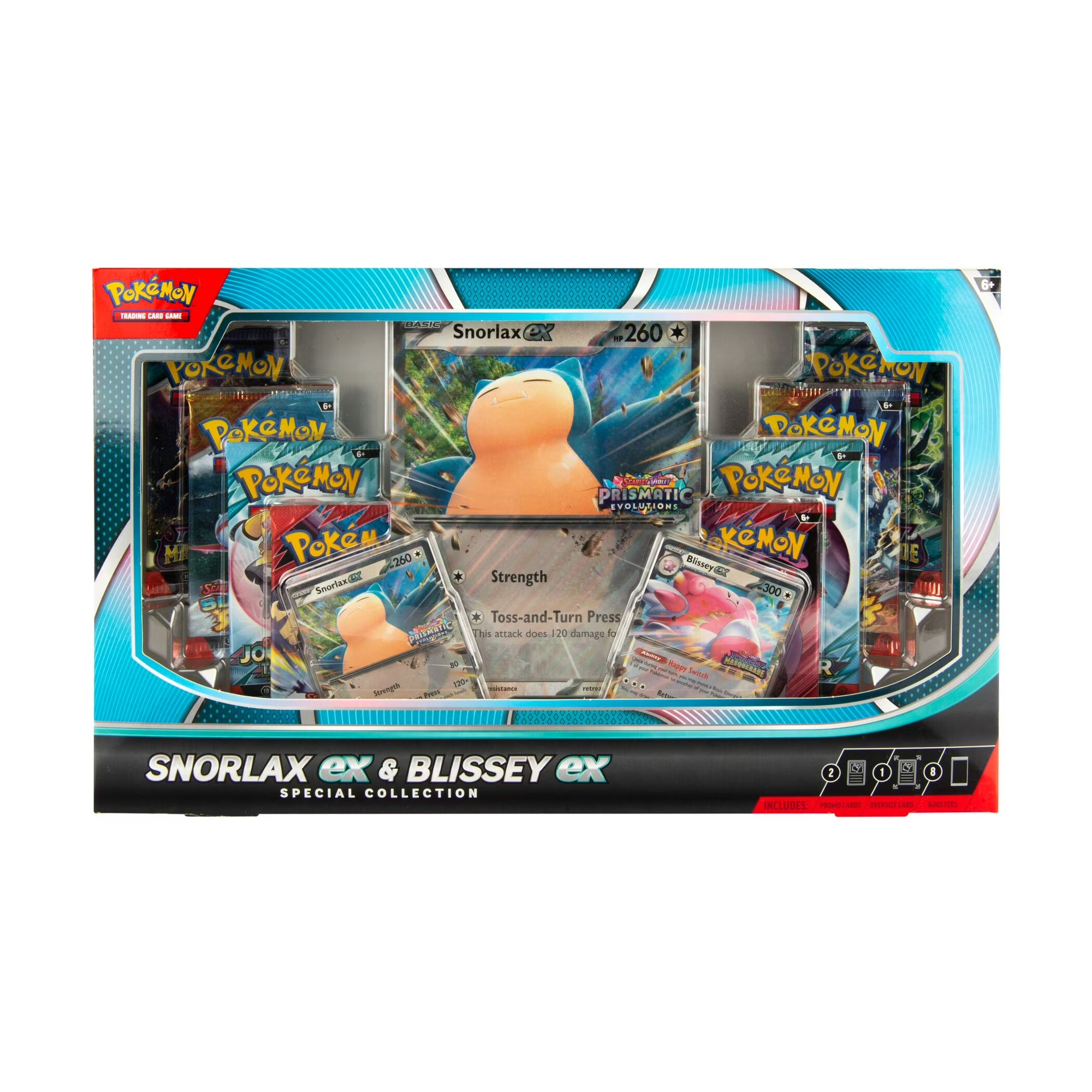 Pokemon Trading Card Game Snorlax ex and Blissey ex Special Collection Box