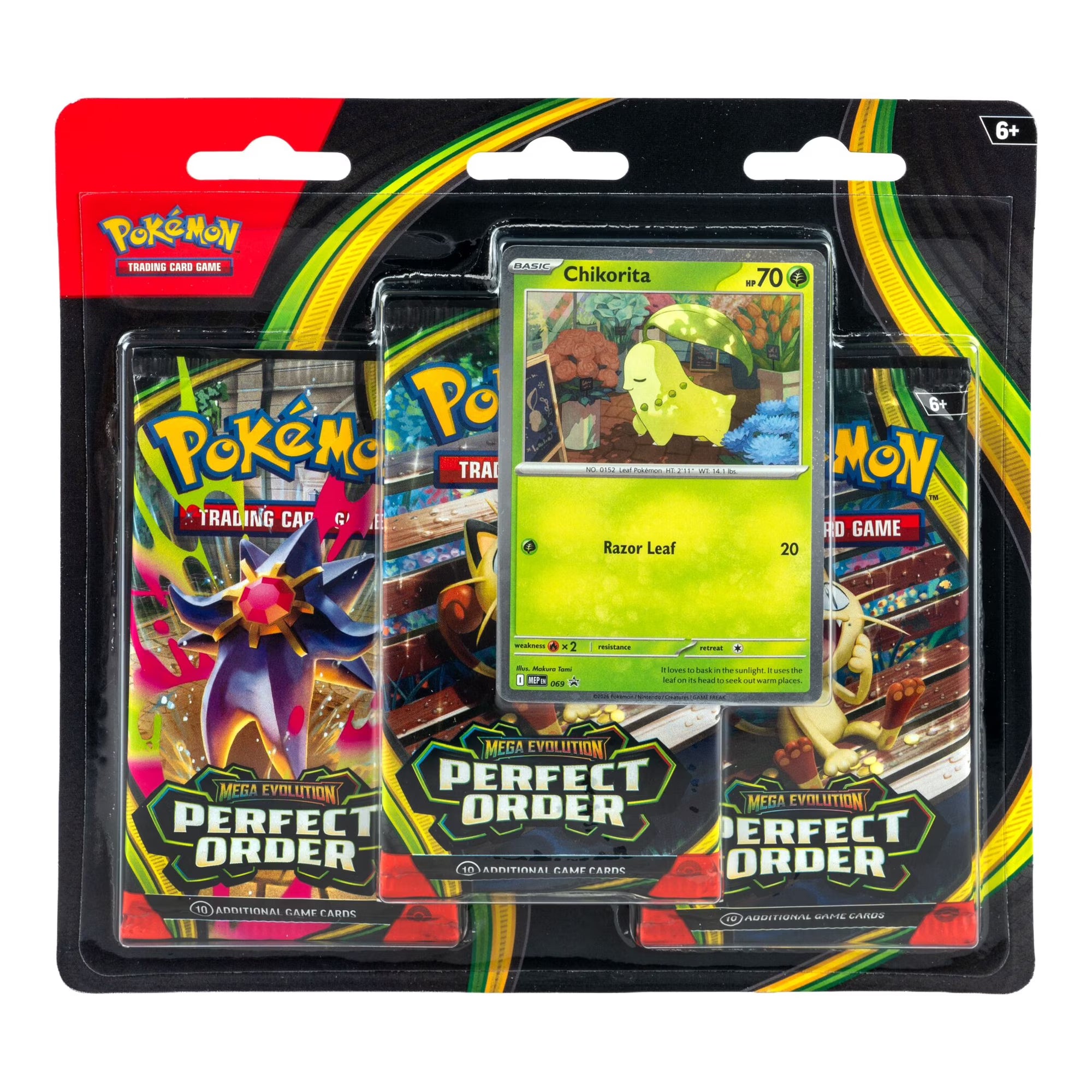 Pokémon TCG: Mega Evolutions 3 Perfect Order 3Pk Blister