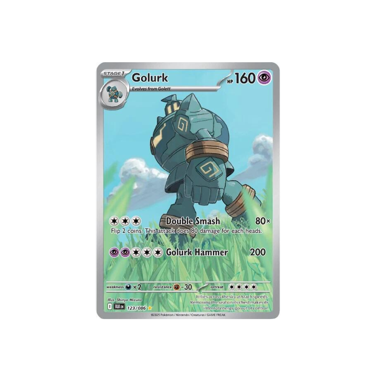 Golurk - 123/086 - SV: Black Bolt