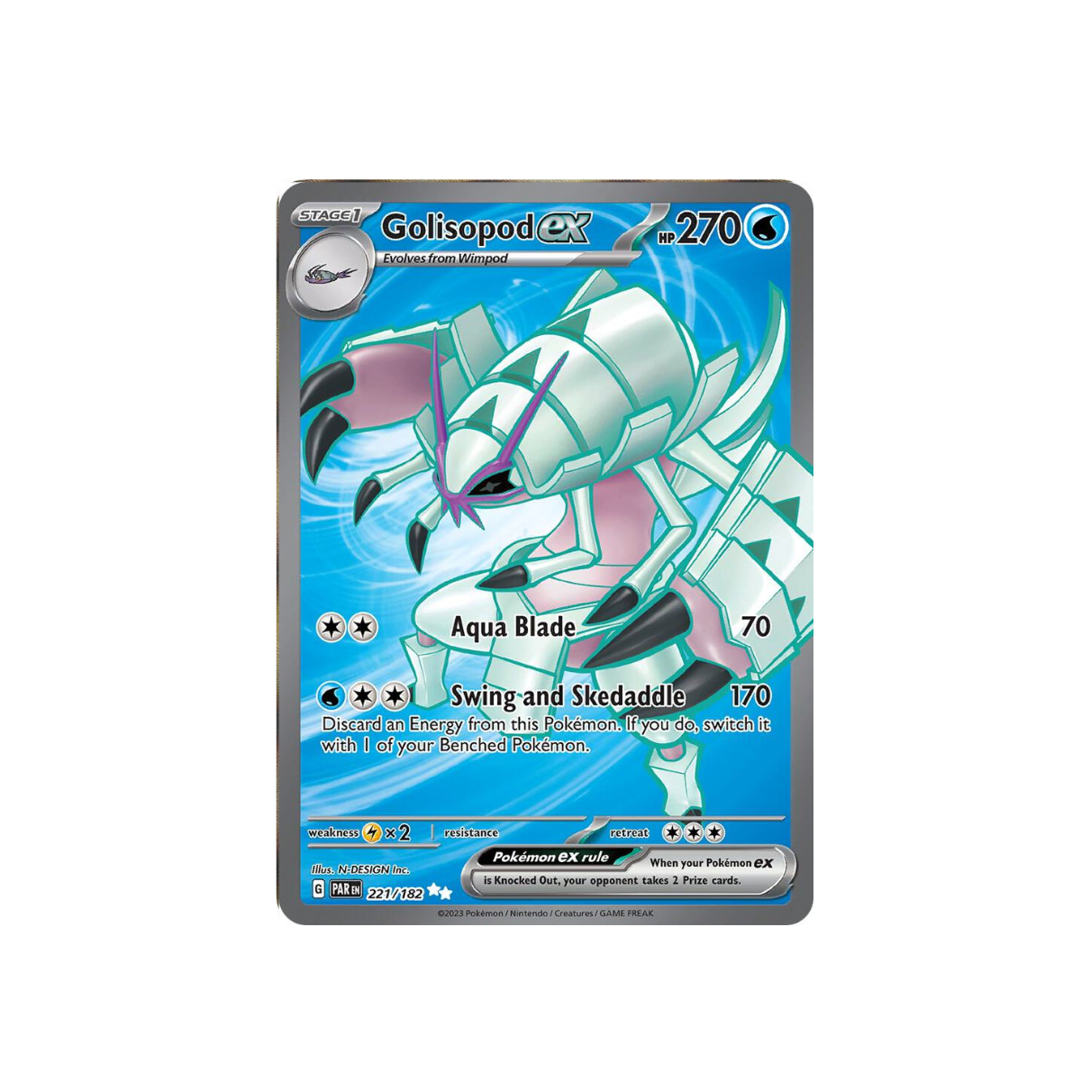 Golisopod ex - 221/182 - SV04: Paradox Rift