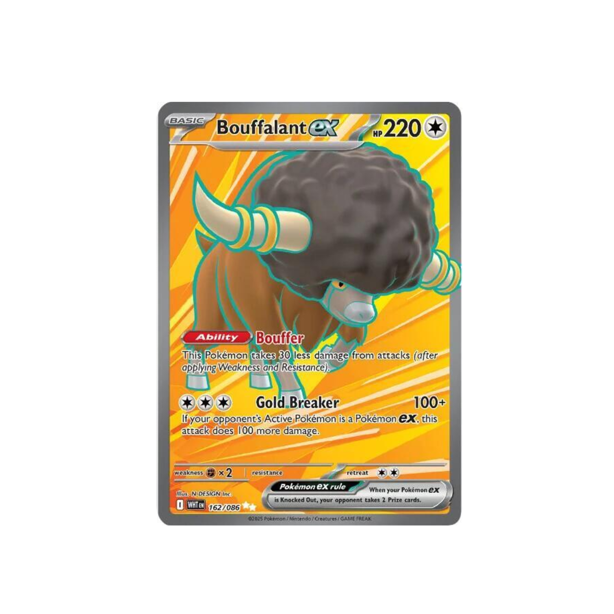 Bouffalant ex - 162/086 - SV: White Flare