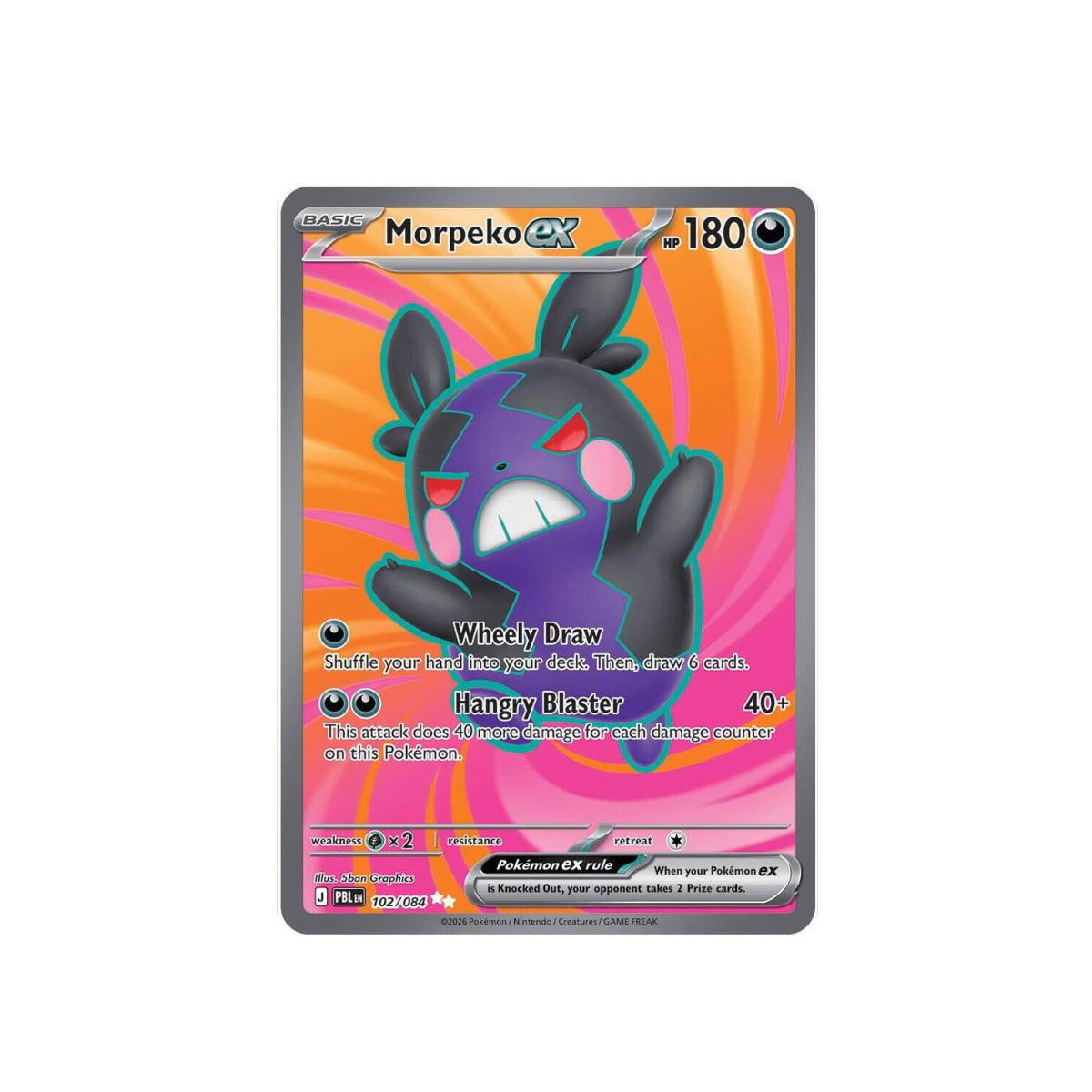 Morpeko ex - 102/084 - ME05: Pitch Black