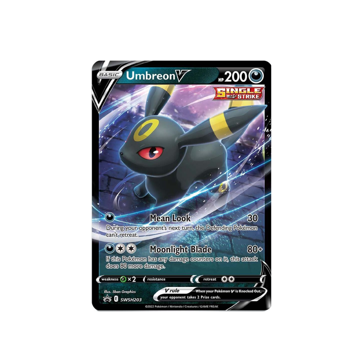 Umbreon V - SWSH203 - SWSH: Sword & Shield Promo Cards