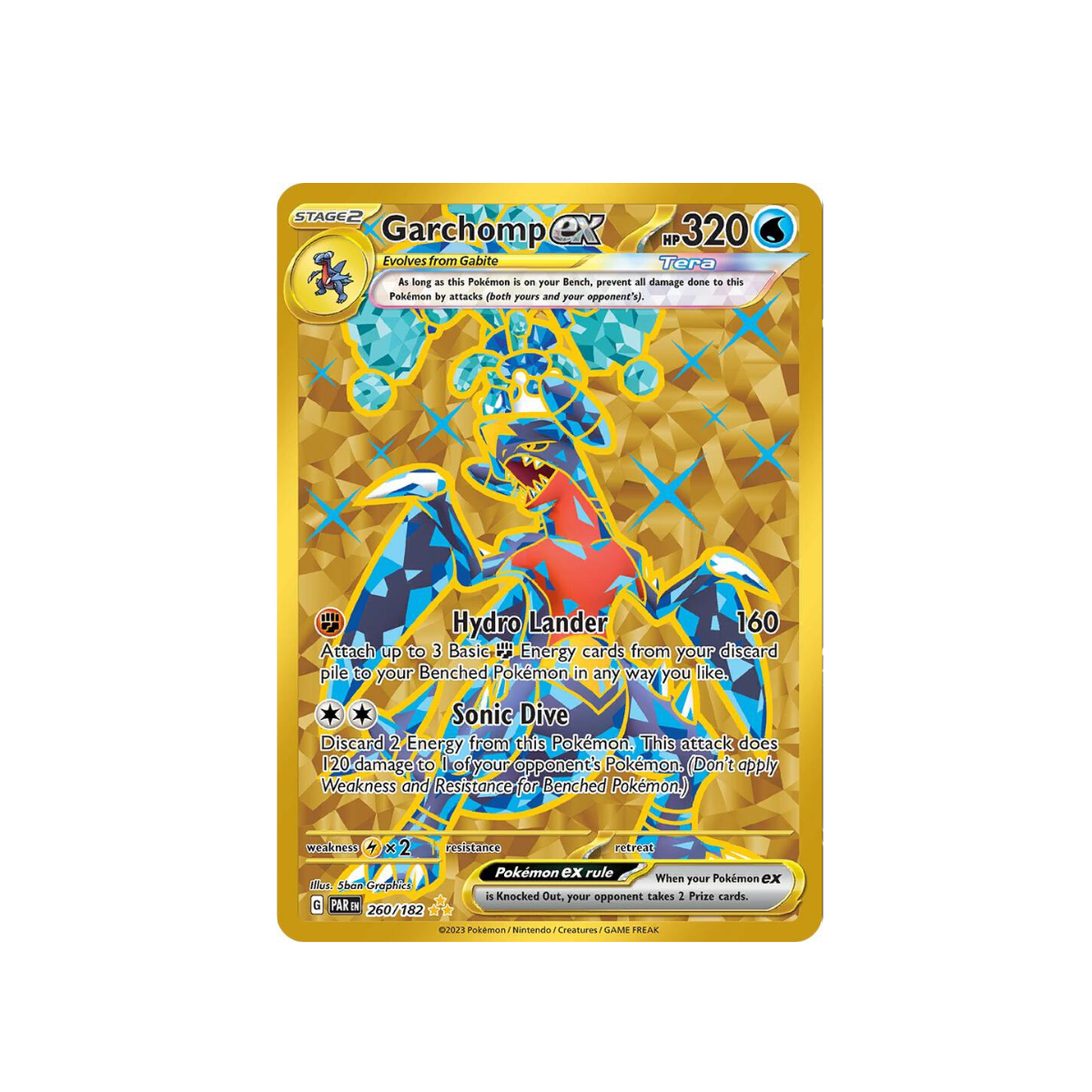 Garchomp ex - 260/182 - SV04: Paradox Rift