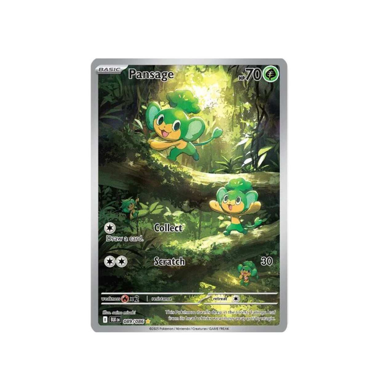 Pansage - 089/086 - SV: Black Bolt