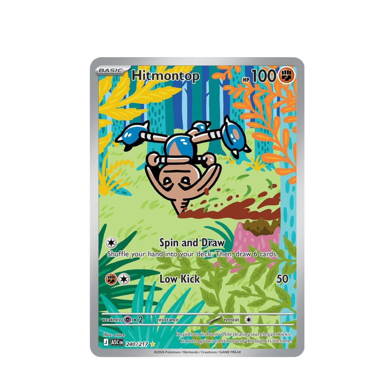 Hitmontop - 240/217 - ME: Ascended Heroes