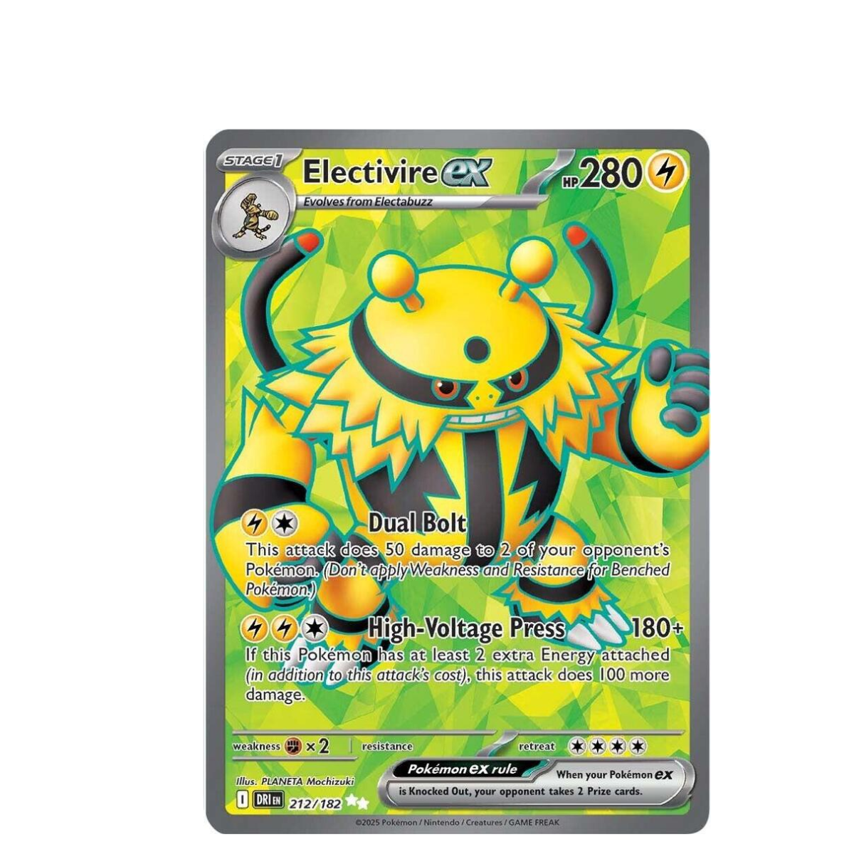 Electivire ex - 212/182 - SV10: Destined Rivals